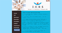 Desktop Screenshot of ieos.eu