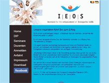 Tablet Screenshot of ieos.eu